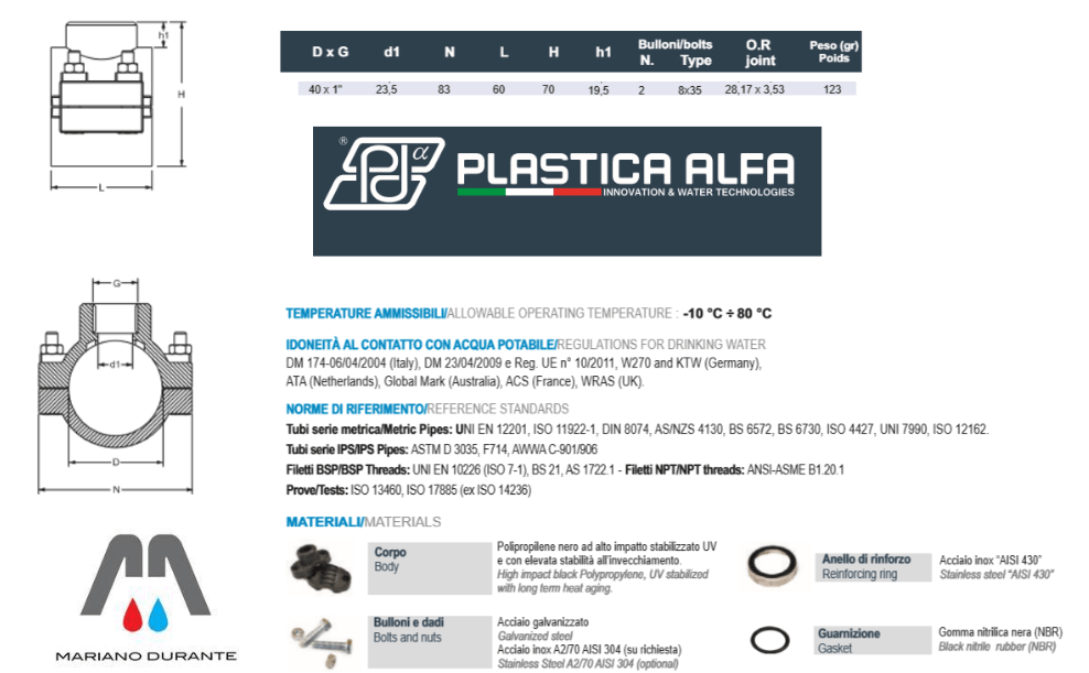 Staffa Portapresa Rimorchio 7 Pin – Acciaio – Piastra Montaggio Per Gancio Traino 16-19mm